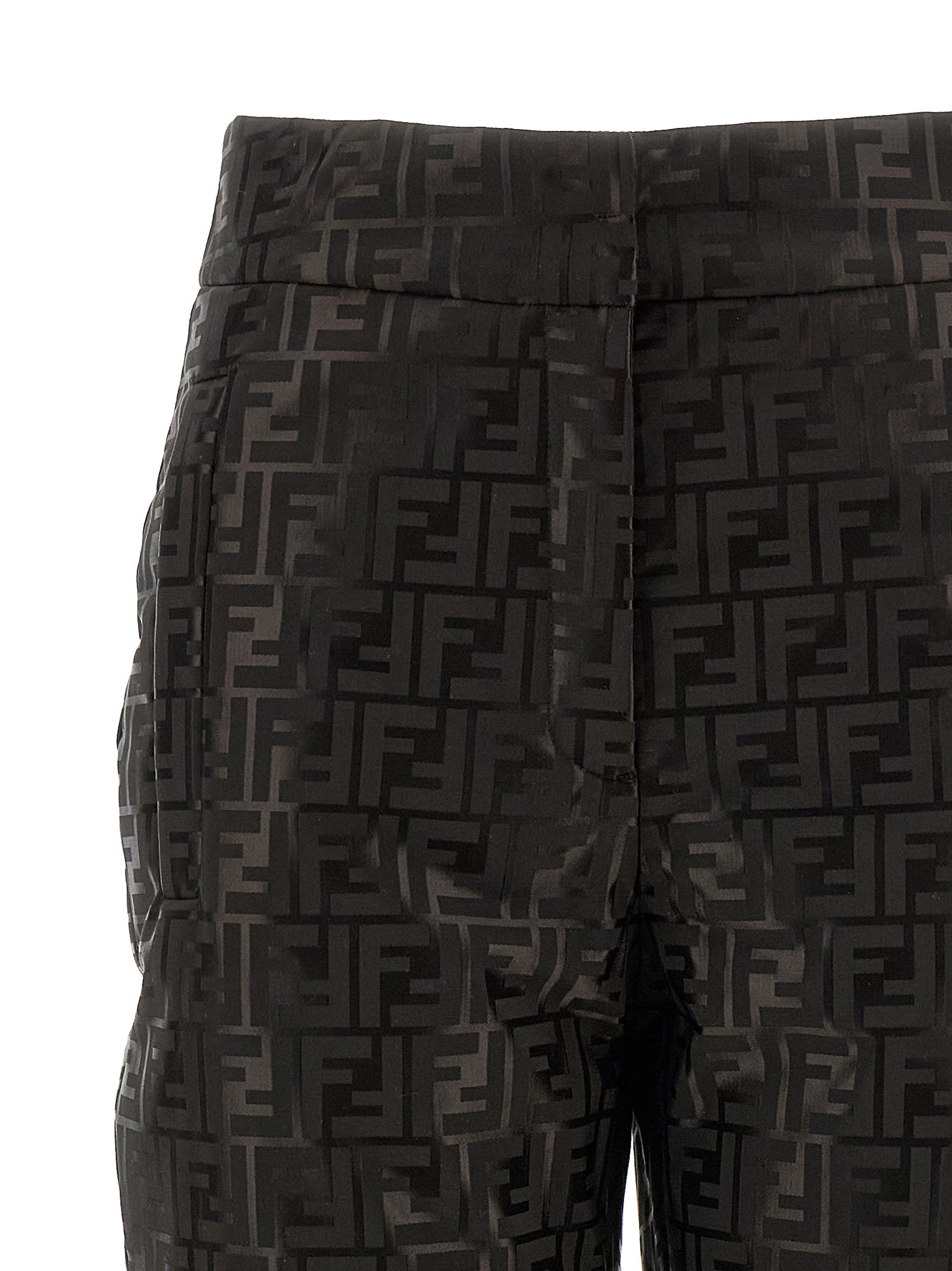 Fendi Brown Cotton Athletic Pants