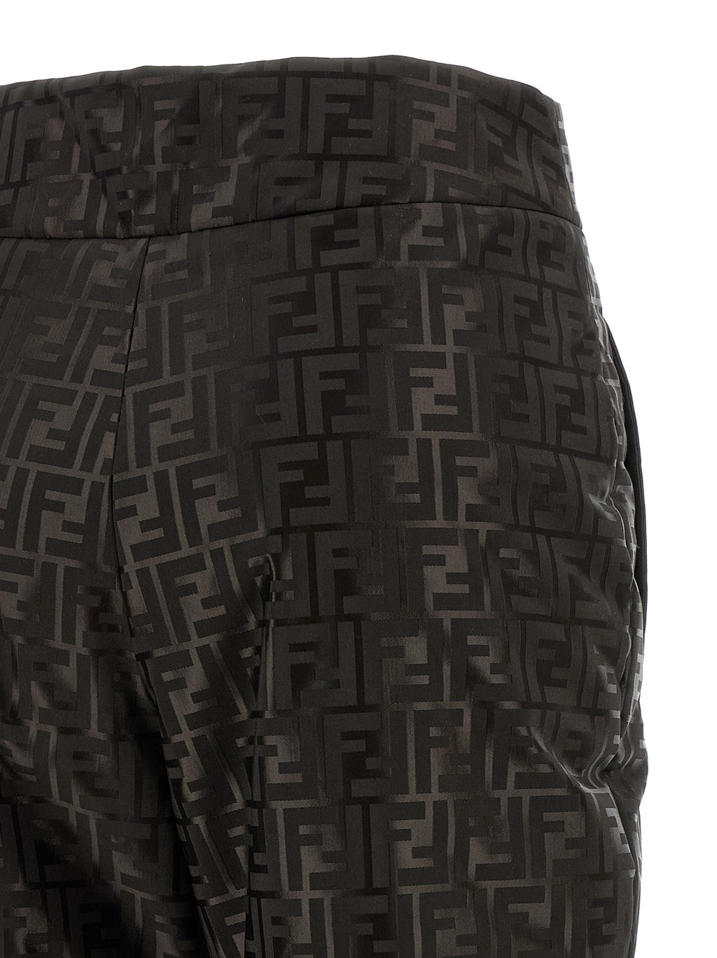 Fendi Brown Cotton Athletic Pants