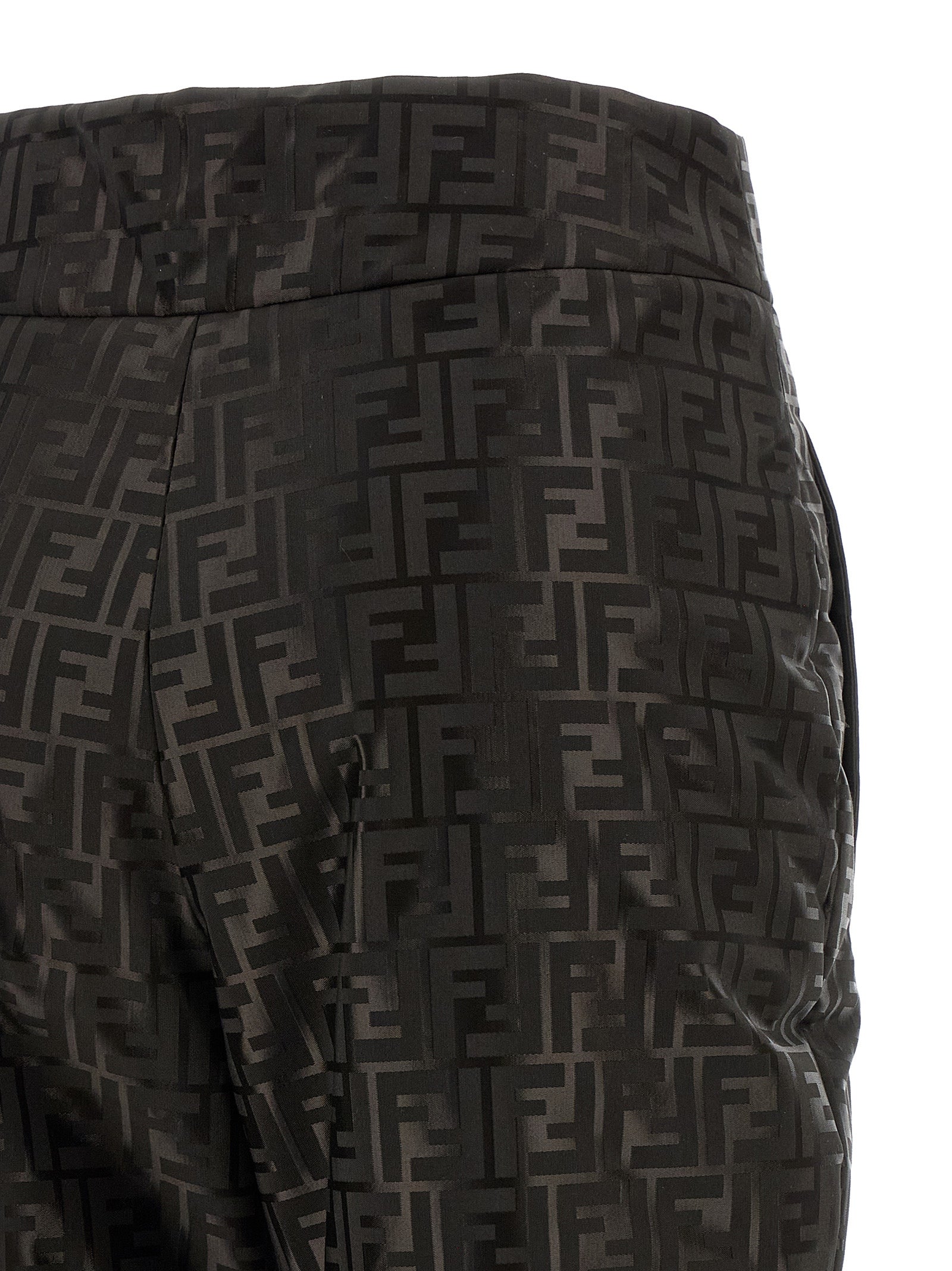 Fendi Brown Cotton Athletic Pants