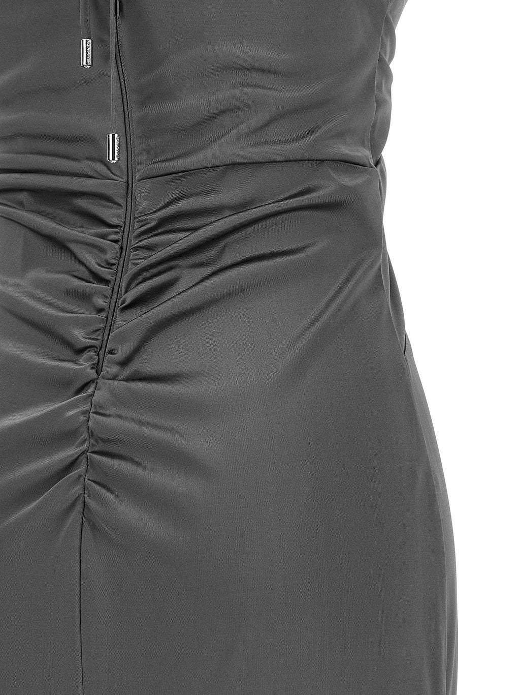 PINKO Gray Acetate Long Dress