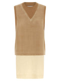 Maison Margiela Beige Virgin Wool Sleeveless Jacket