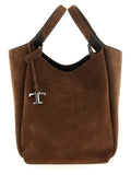 Tod's Brown Calfskin Handbag