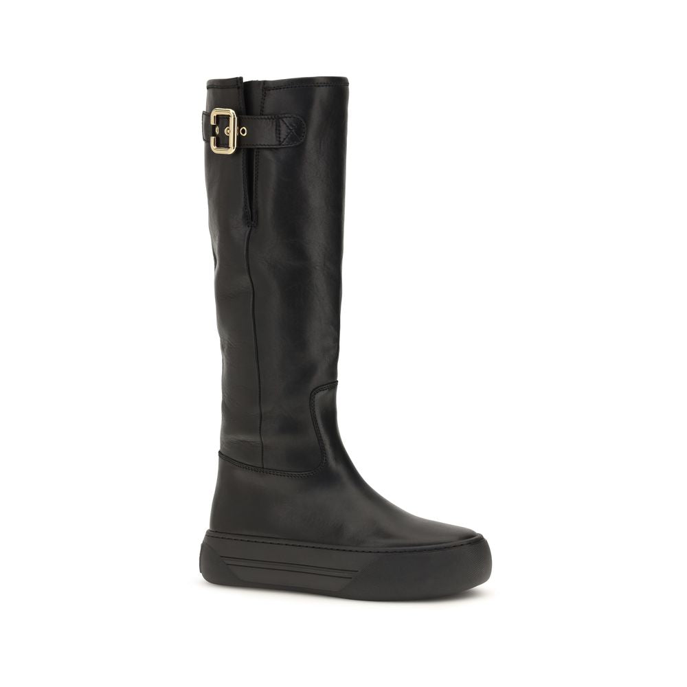 Chloé Delia Buckle Flatform Boots