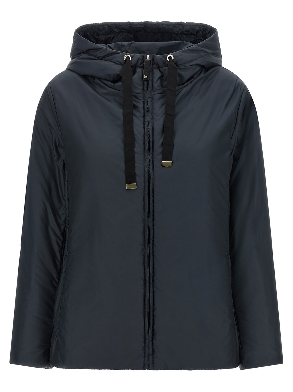 Max Mara Blue Polyester Shell Jacket