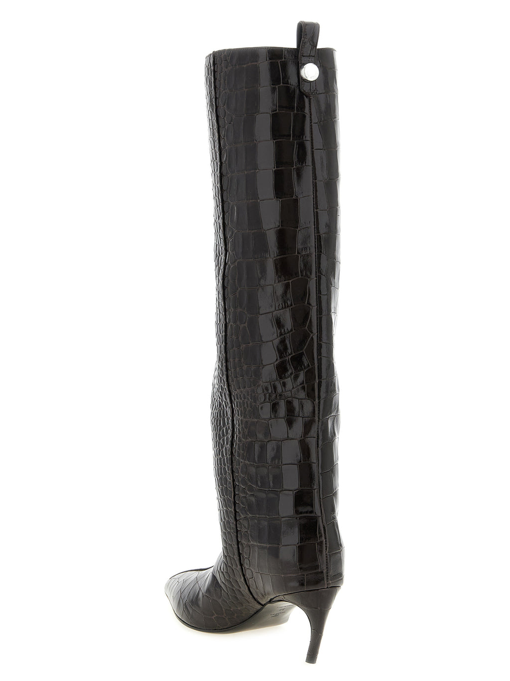The Attico Brown Bovine Leather Over The Knee