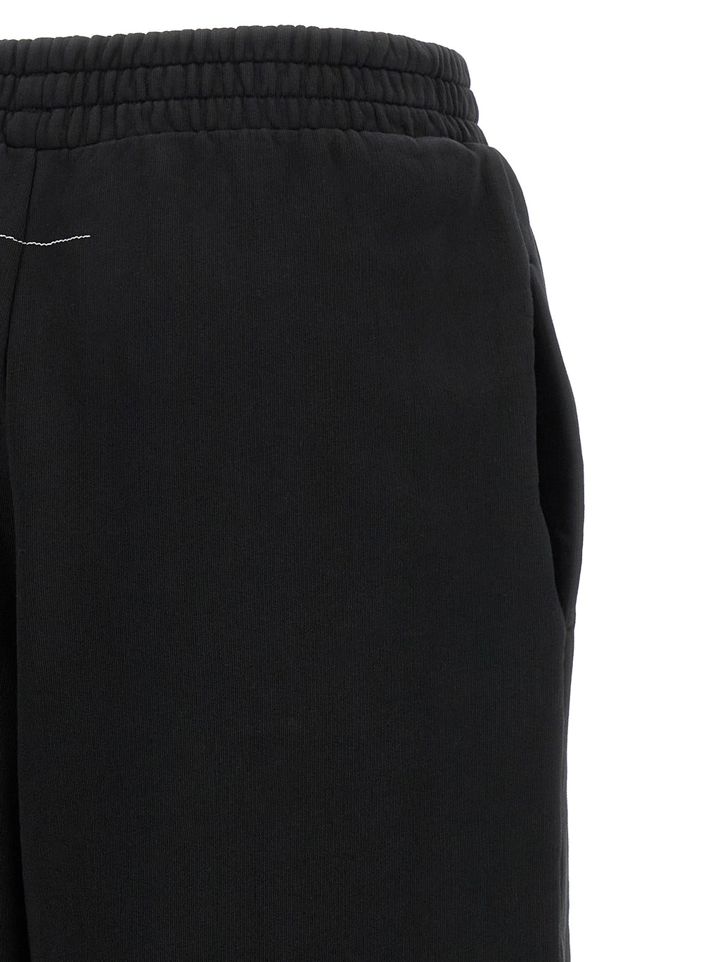 MM6 Maison Margiela Black Cotton Joggers (Workout Pants)