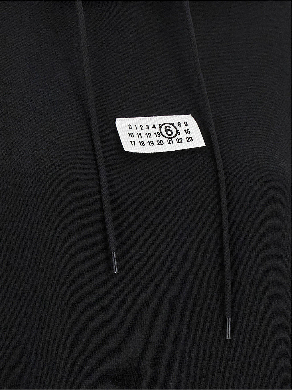 MM6 Maison Margiela Black Cotton Sweatshirt
