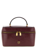 PINKO Bordeaux Calfskin Handbag