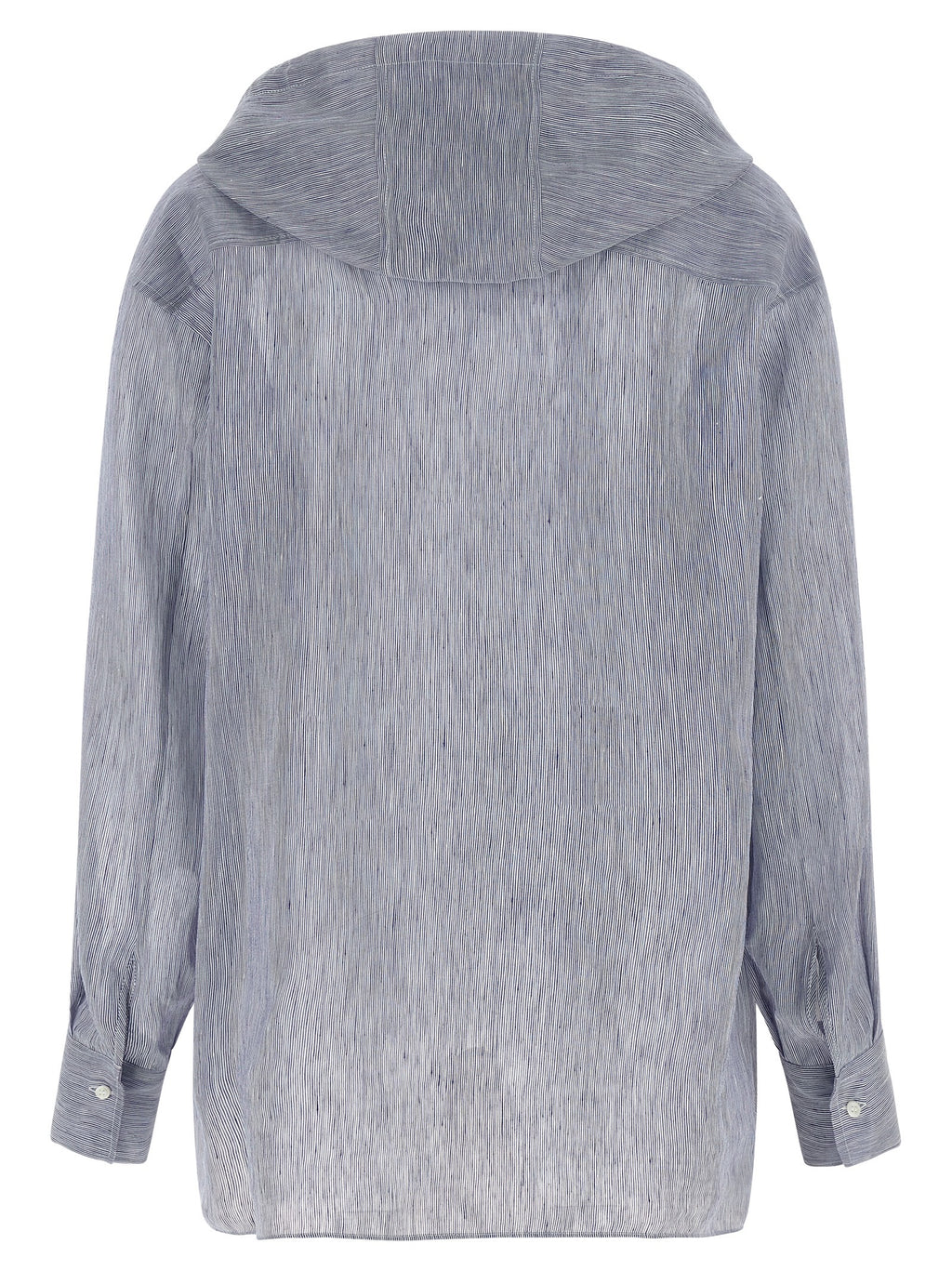 Brunello Cucinelli Blue Linen Blouse