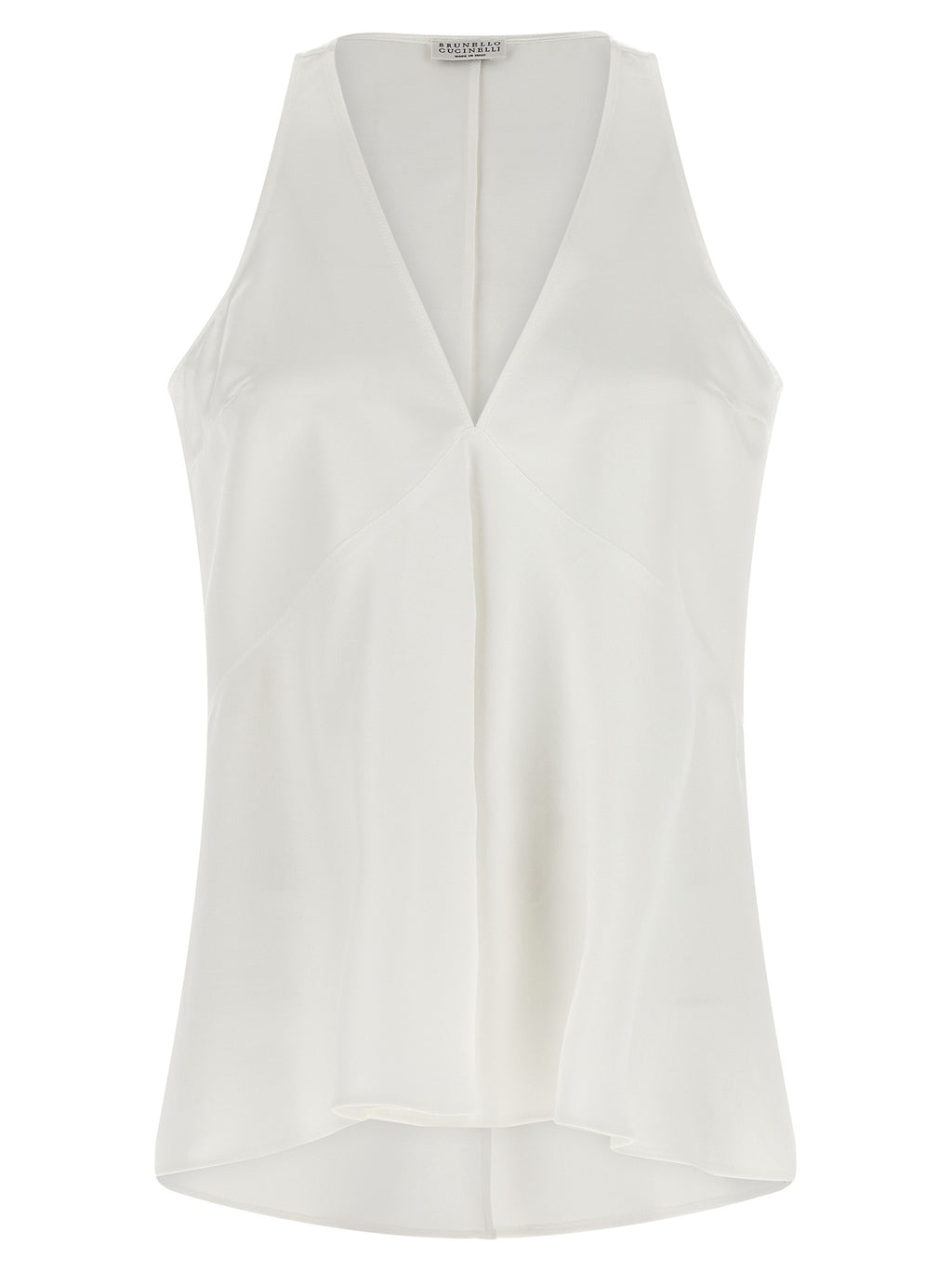 Brunello Cucinelli White Cotton Shirt