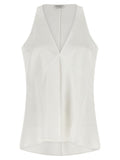 Brunello Cucinelli White Cotton Shirt