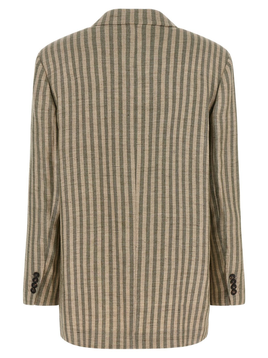 Brunello Cucinelli Bicolor Linen Blazer