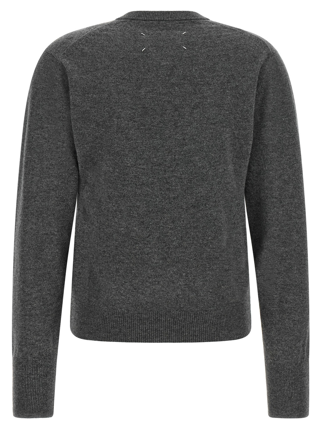 Maison Margiela Gray Virgin Wool Cardigan