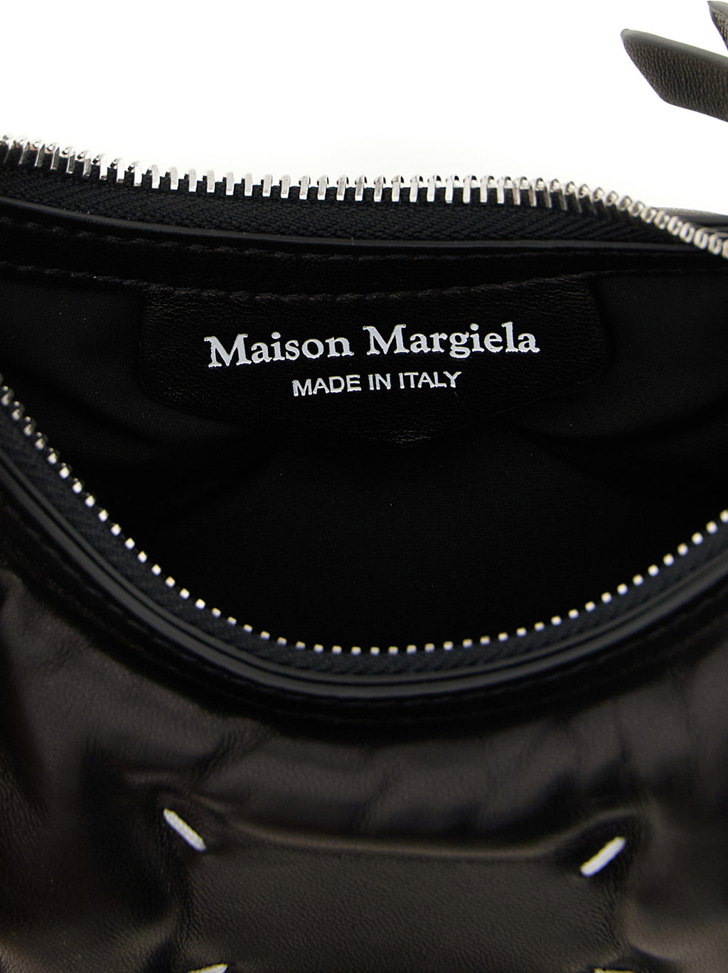 Maison Margiela Black Lamb Leather Crossbody Bag