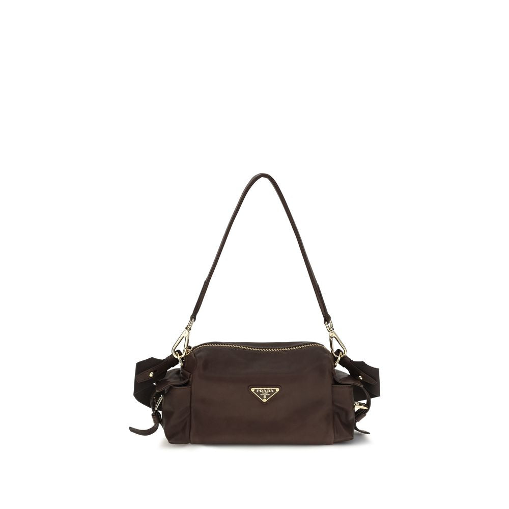Prada Explore Brown Shoulder Bag