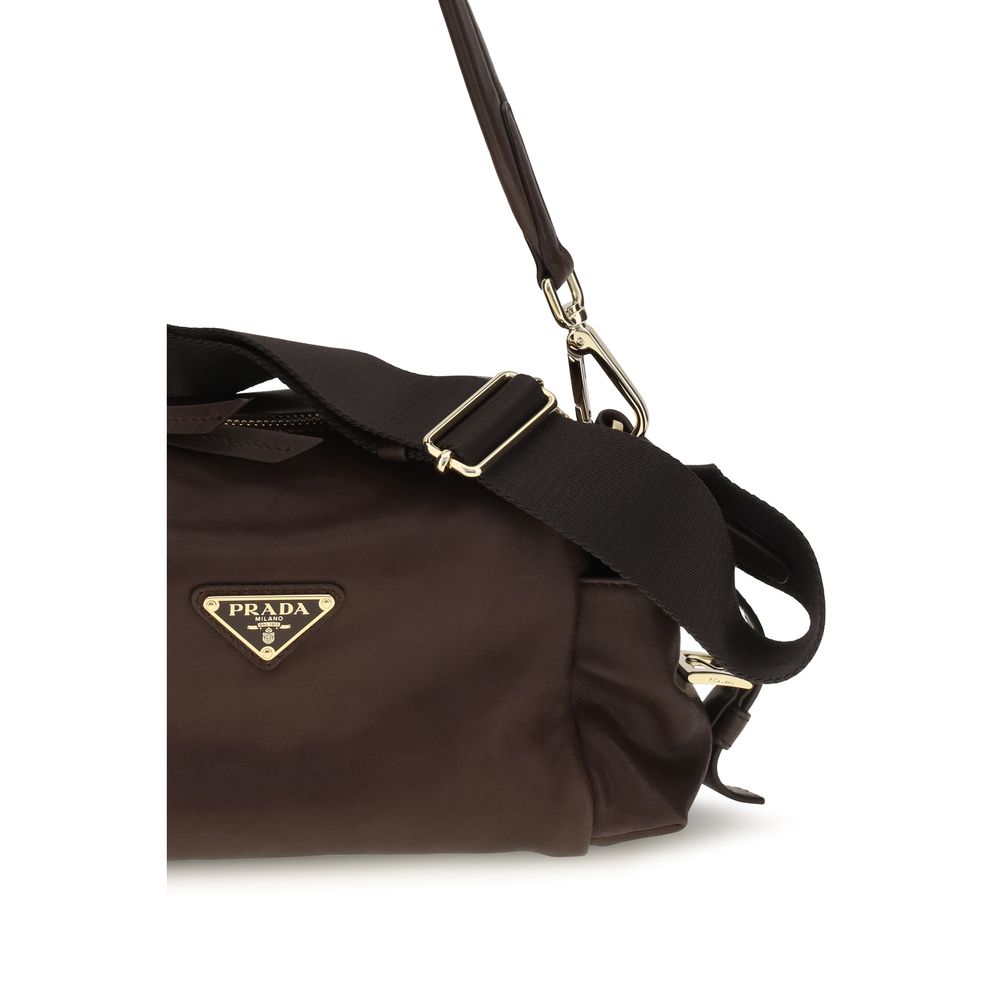 Prada Explore Brown Shoulder Bag