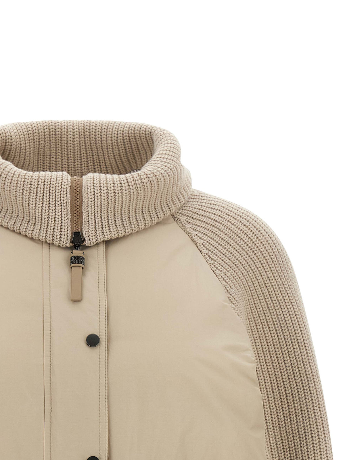 Brunello Cucinelli Beige Down Jacket