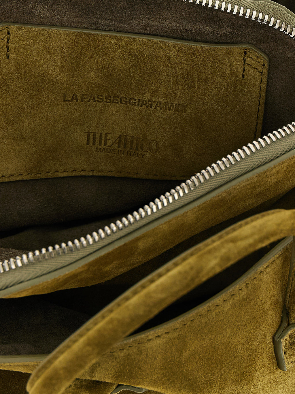 The Attico Bicolor Bovine Leather Handbag