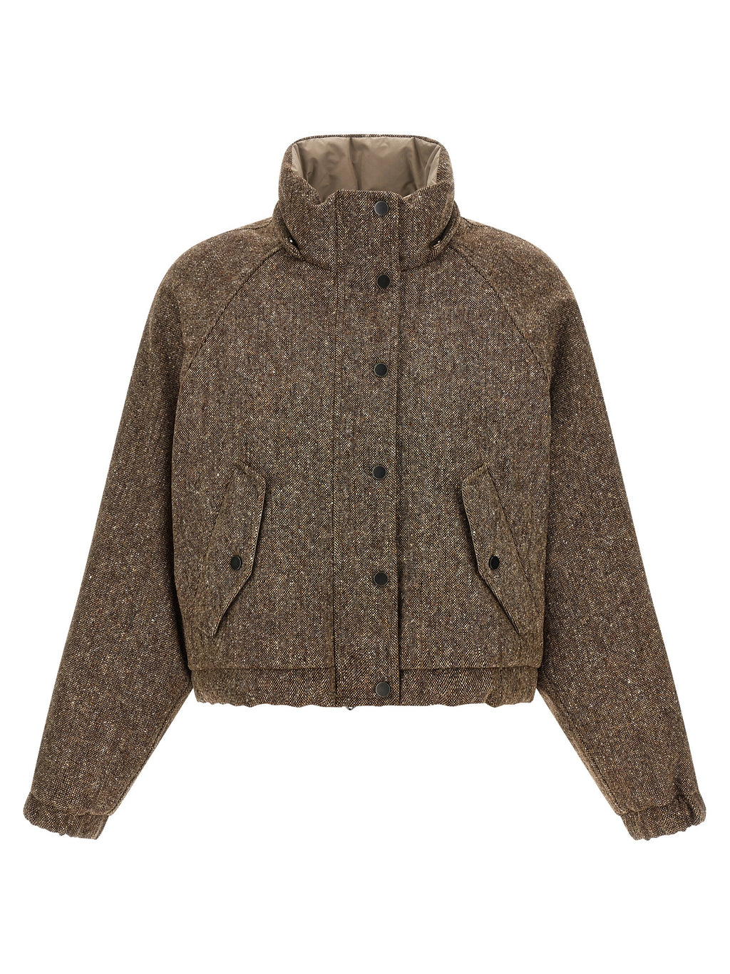 Brunello Cucinelli Brown Virgin Wool Jacket