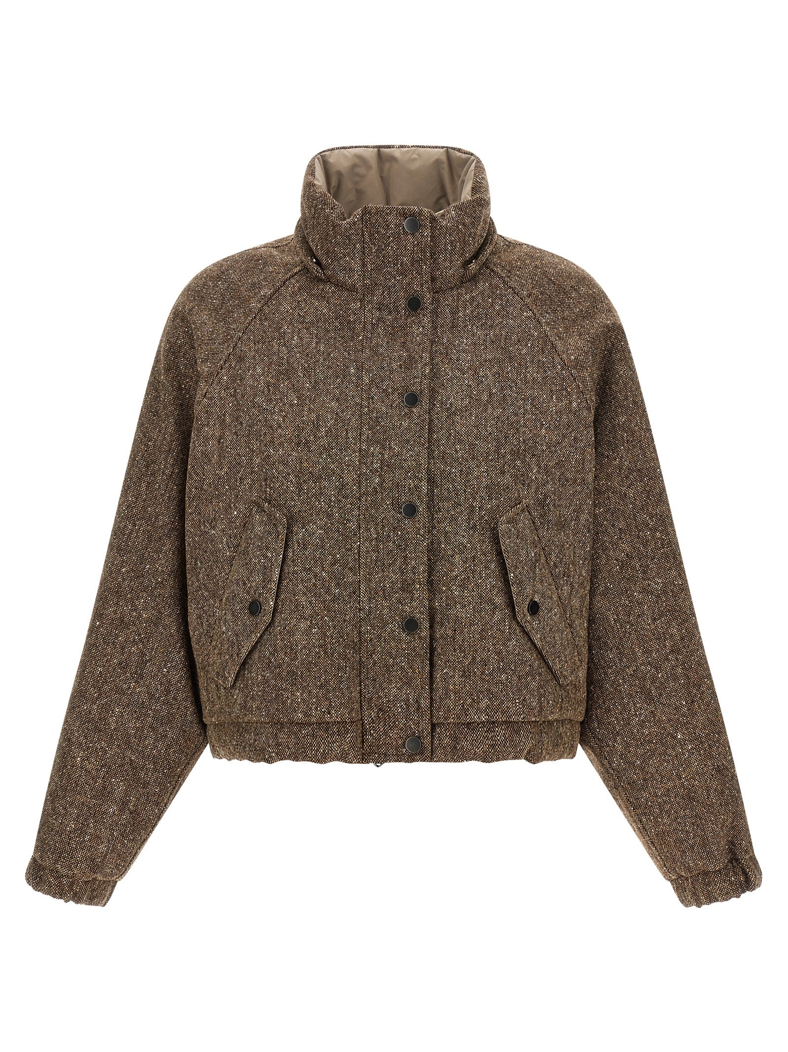 Brunello Cucinelli Brown Virgin Wool Jacket