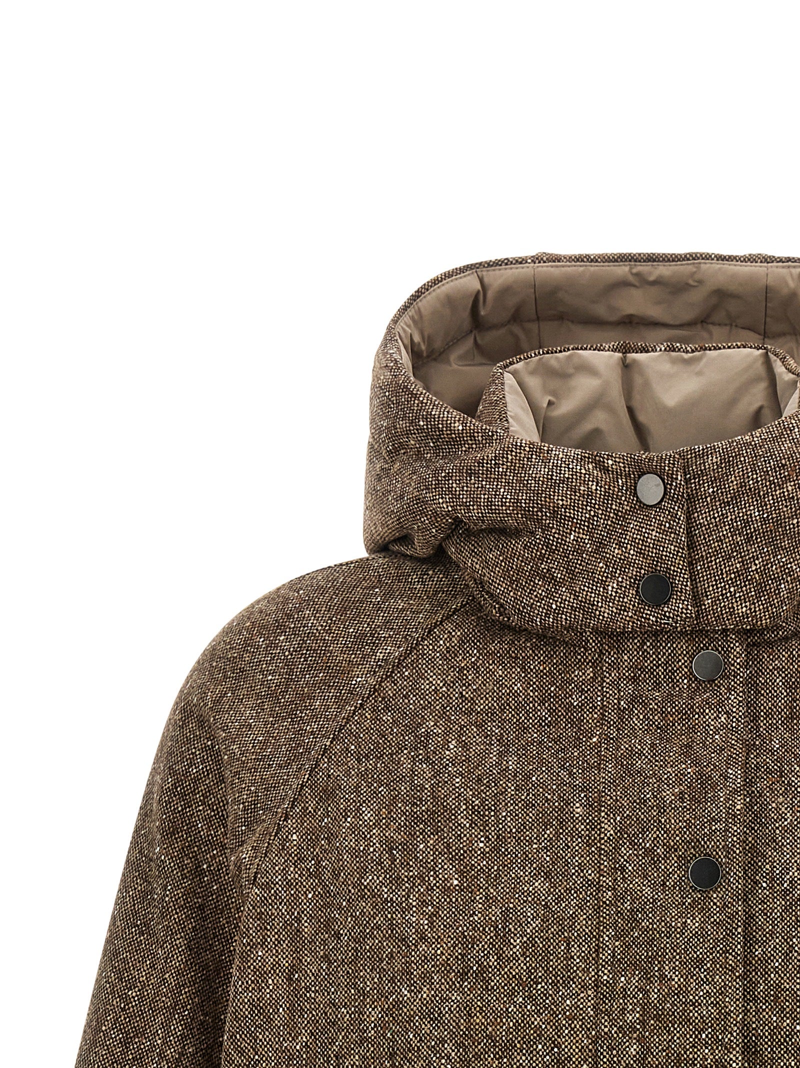 Brunello Cucinelli Brown Virgin Wool Jacket