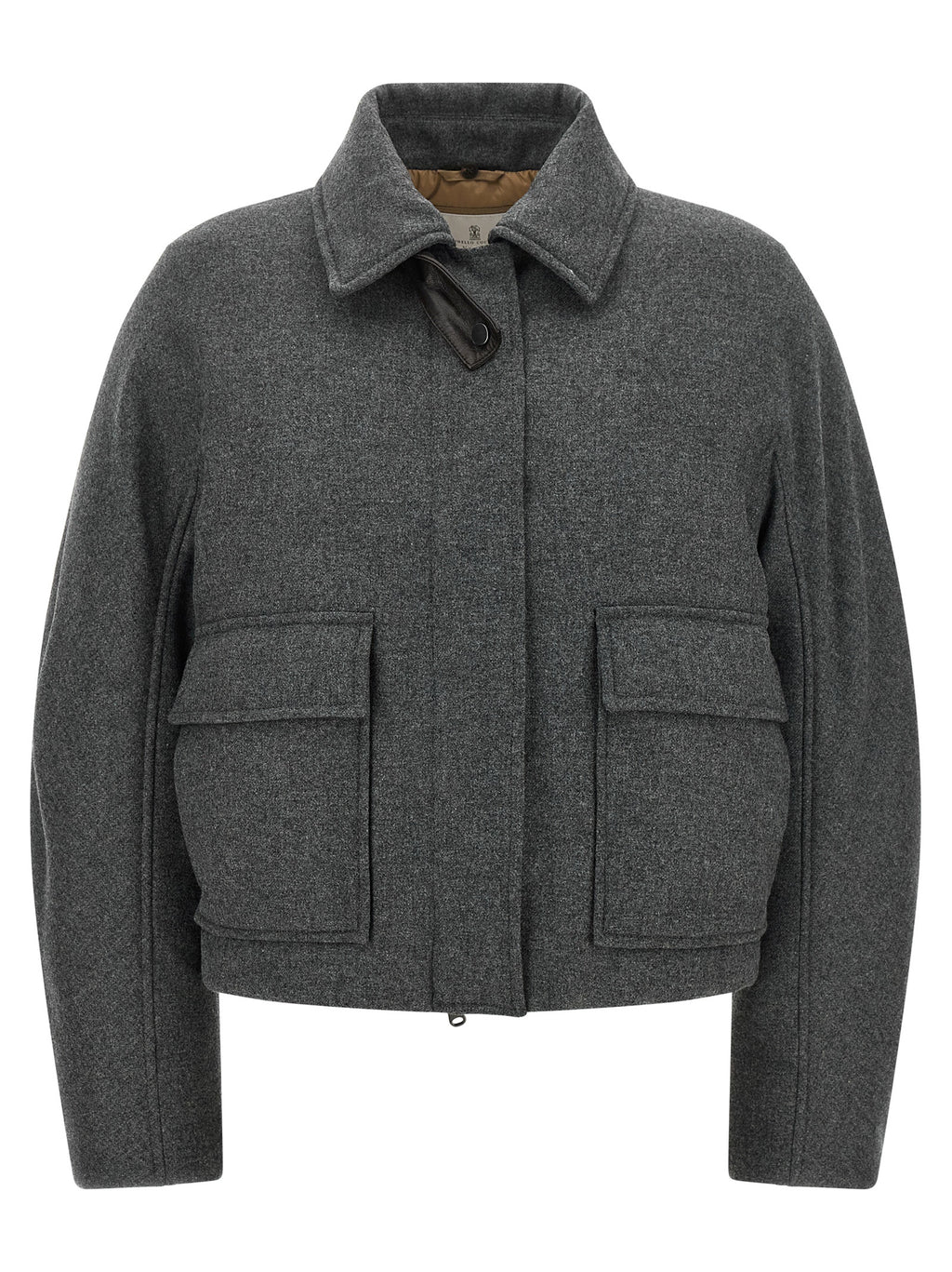 Brunello Cucinelli Gray Virgin Wool Jacket