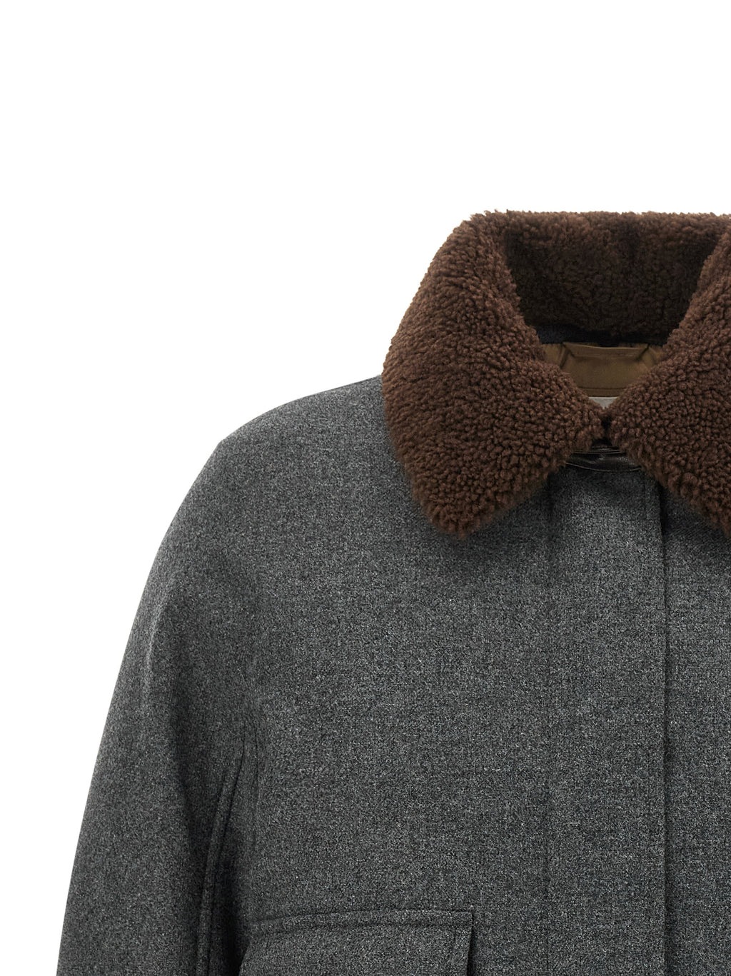 Brunello Cucinelli Gray Virgin Wool Jacket