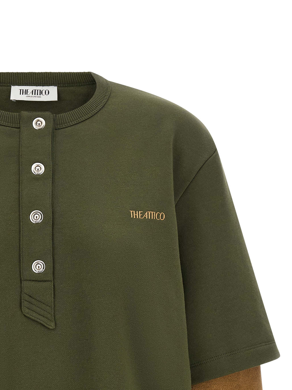 The Attico Bicolor Cotton Sweatshirt