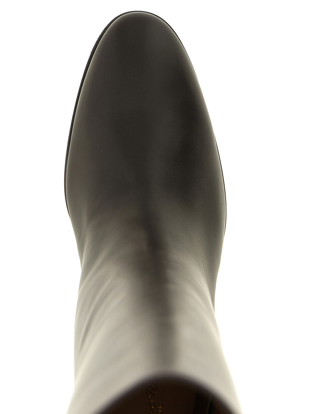 Gianvito Rossi Brown Calfskin Over The Knee