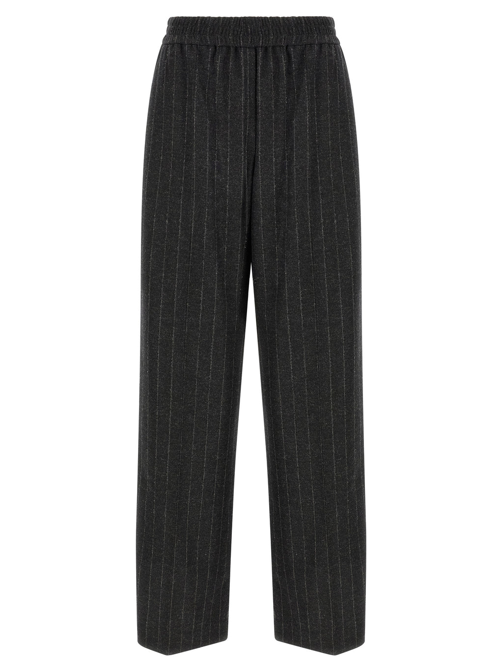 Brunello Cucinelli Gray Virgin Wool Casual Pants
