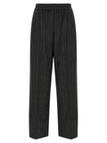 Brunello Cucinelli Gray Virgin Wool Casual Pants