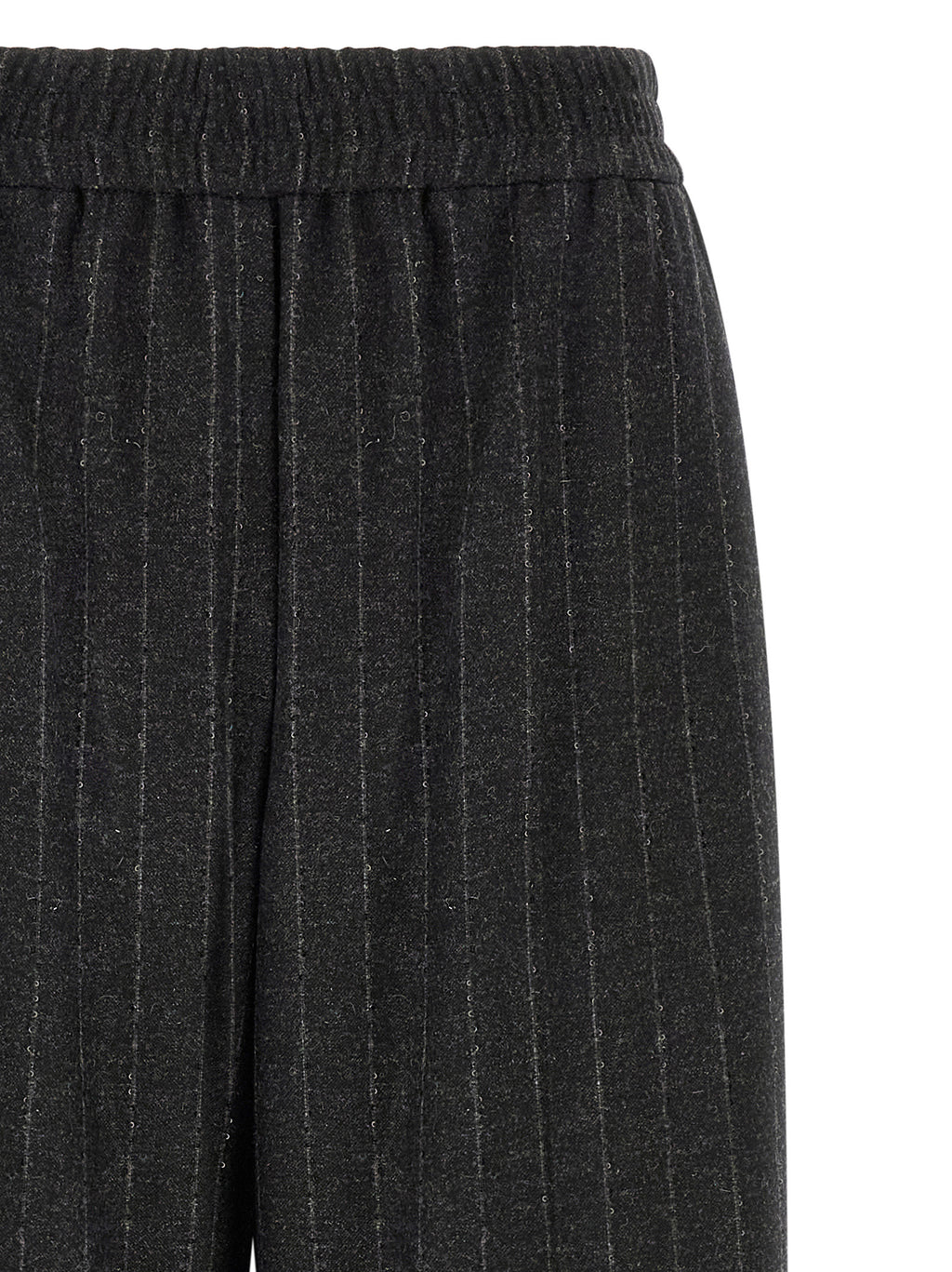 Brunello Cucinelli Gray Virgin Wool Casual Pants