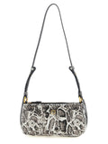 PINKO Gray Calfskin Crossbody Bag