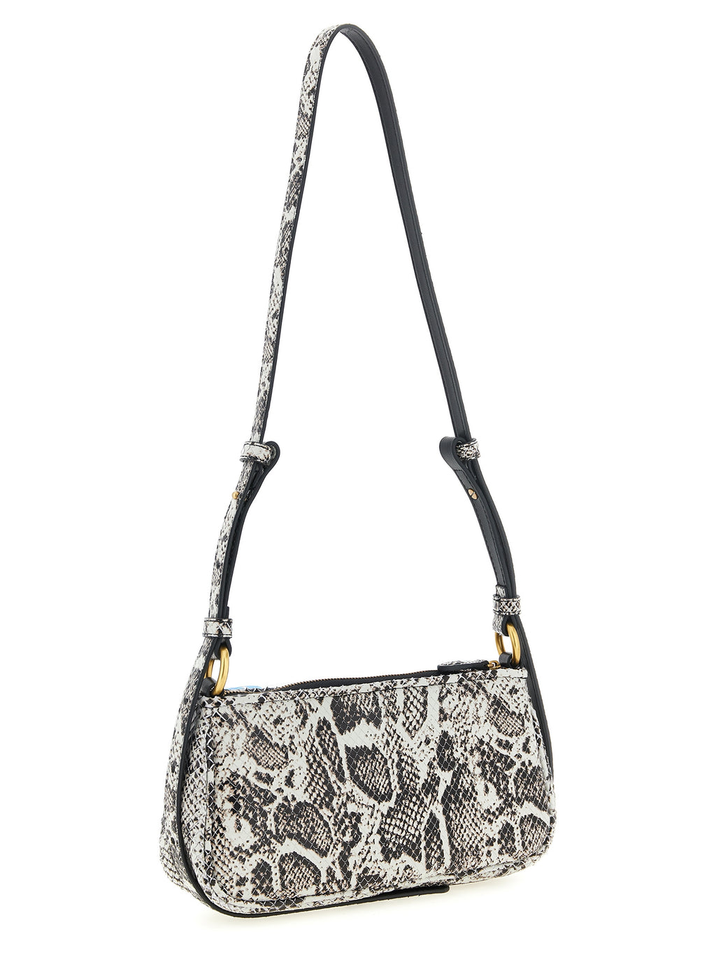 PINKO Gray Calfskin Crossbody Bag