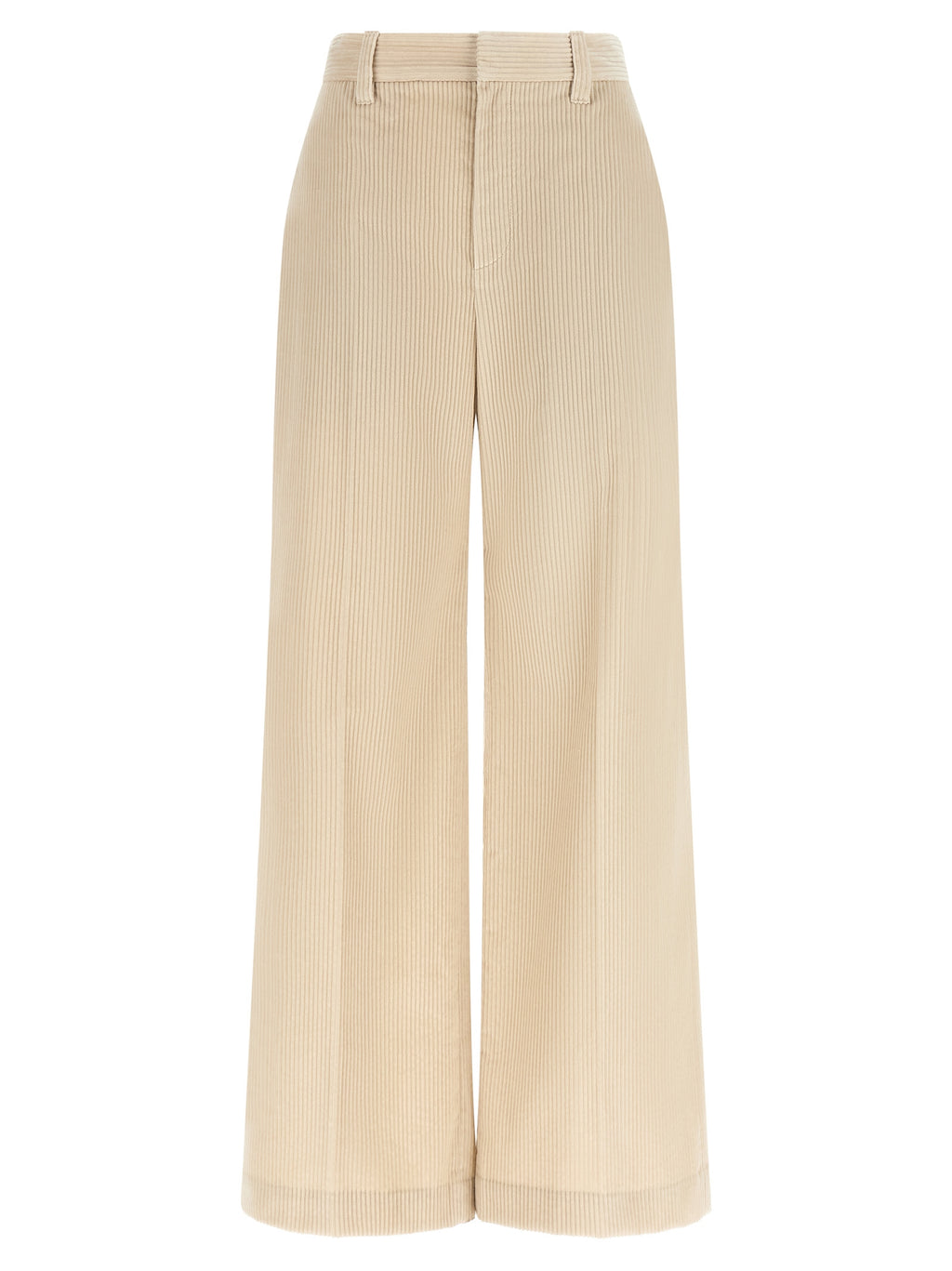Brunello Cucinelli Beige Cotton Casual Pants