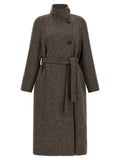 Brunello Cucinelli Brown Virgin Wool Coat