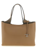 Tod's Brown Calfskin Tote Bag