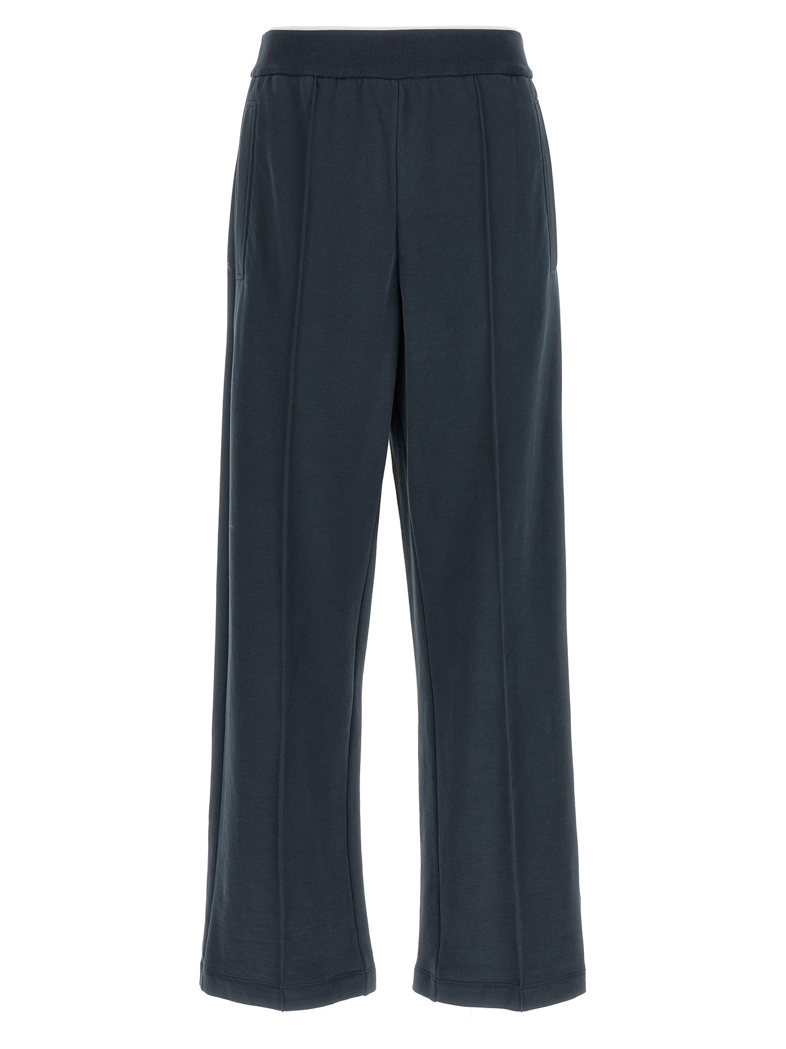 Brunello Cucinelli Blue Cotton Joggers (Workout Pants)