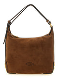 Tod's Brown Calfskin Shoulder Bag