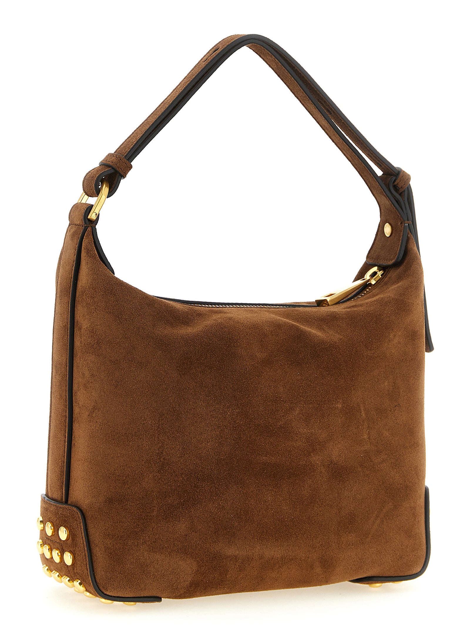 Tod's Brown Calfskin Shoulder Bag