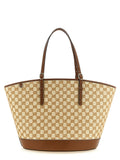Gucci Brown Cotton Handbag