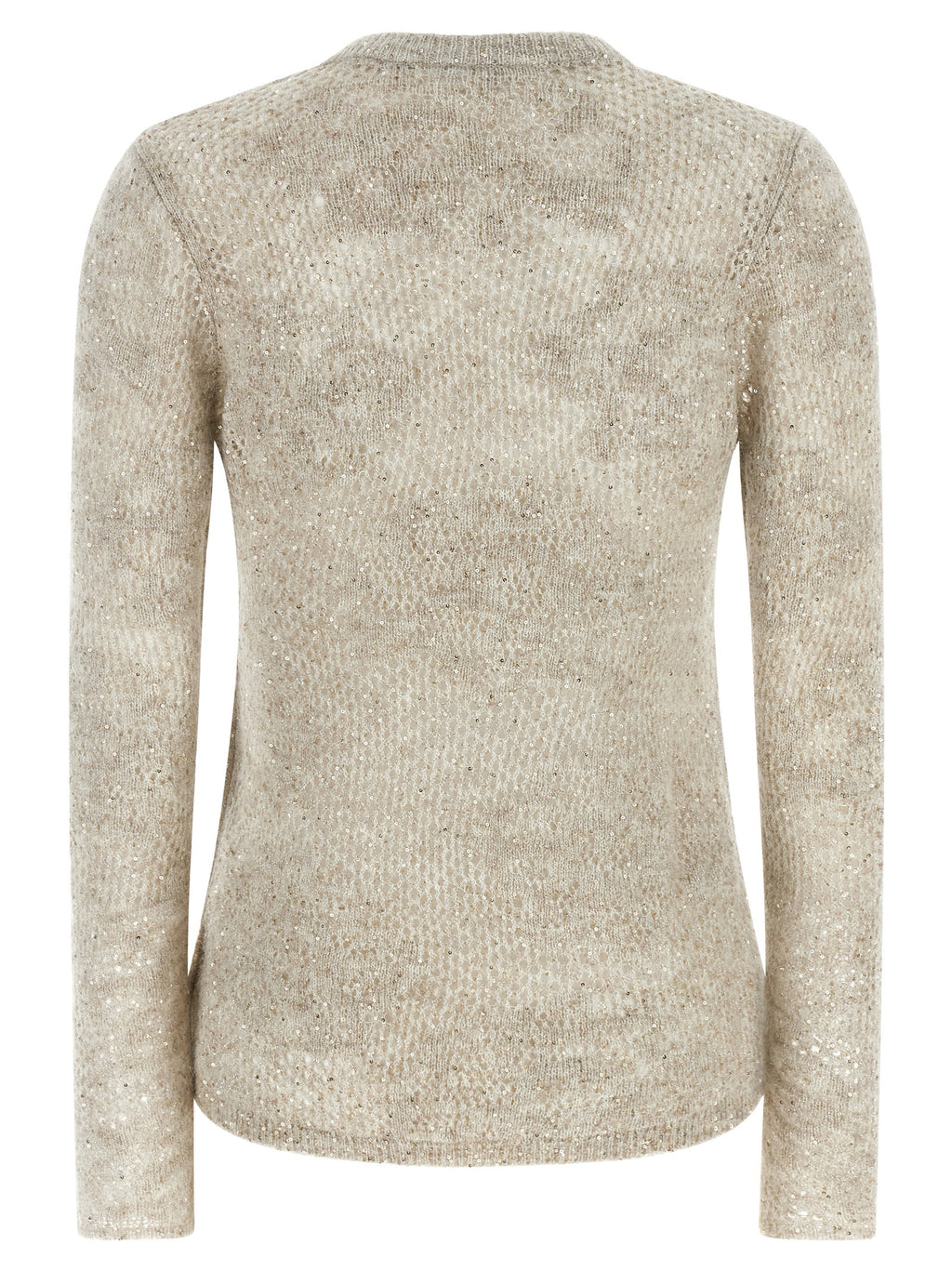 Brunello Cucinelli Beige Nylon Cardigan