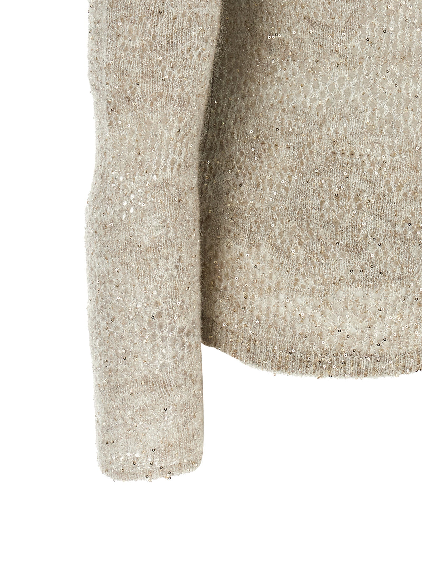 Brunello Cucinelli Beige Nylon Cardigan