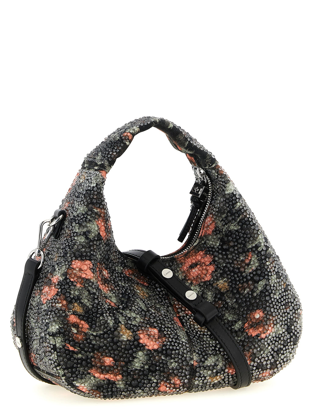 Ganni Flowers Mini Hobo