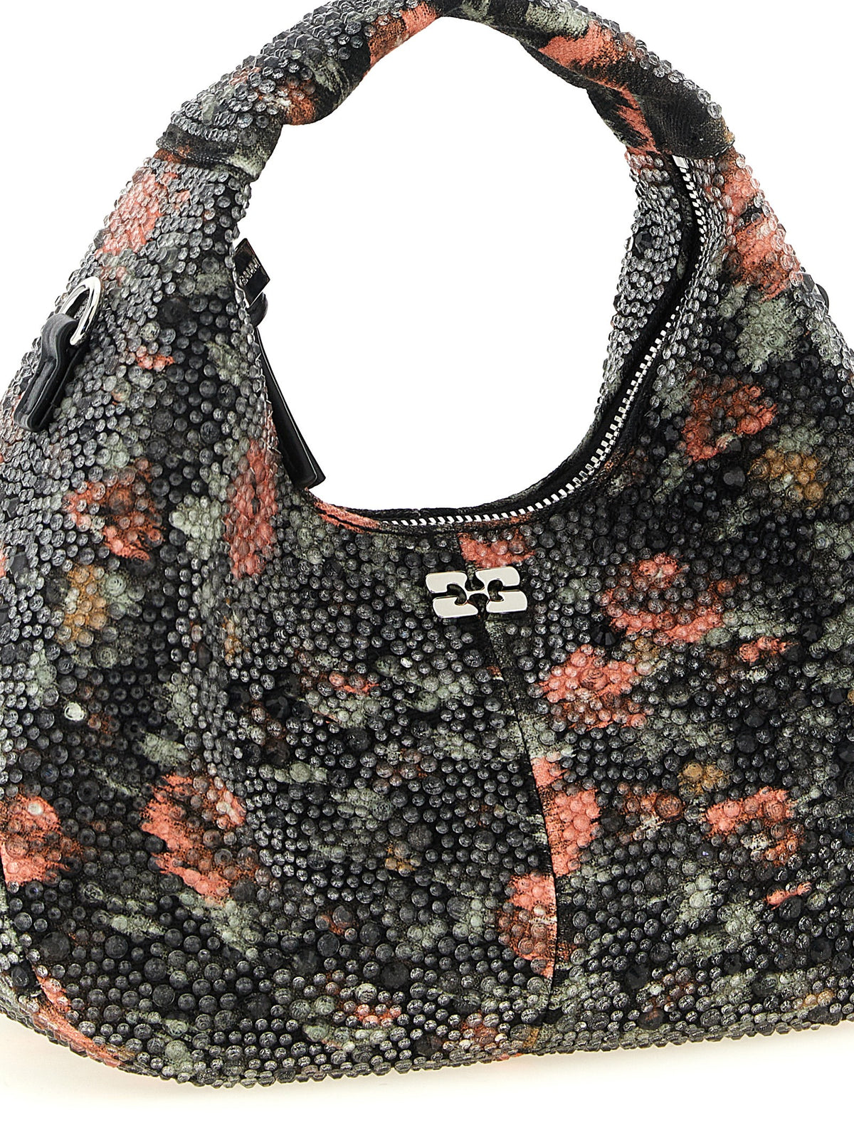 Ganni Flowers Mini Hobo