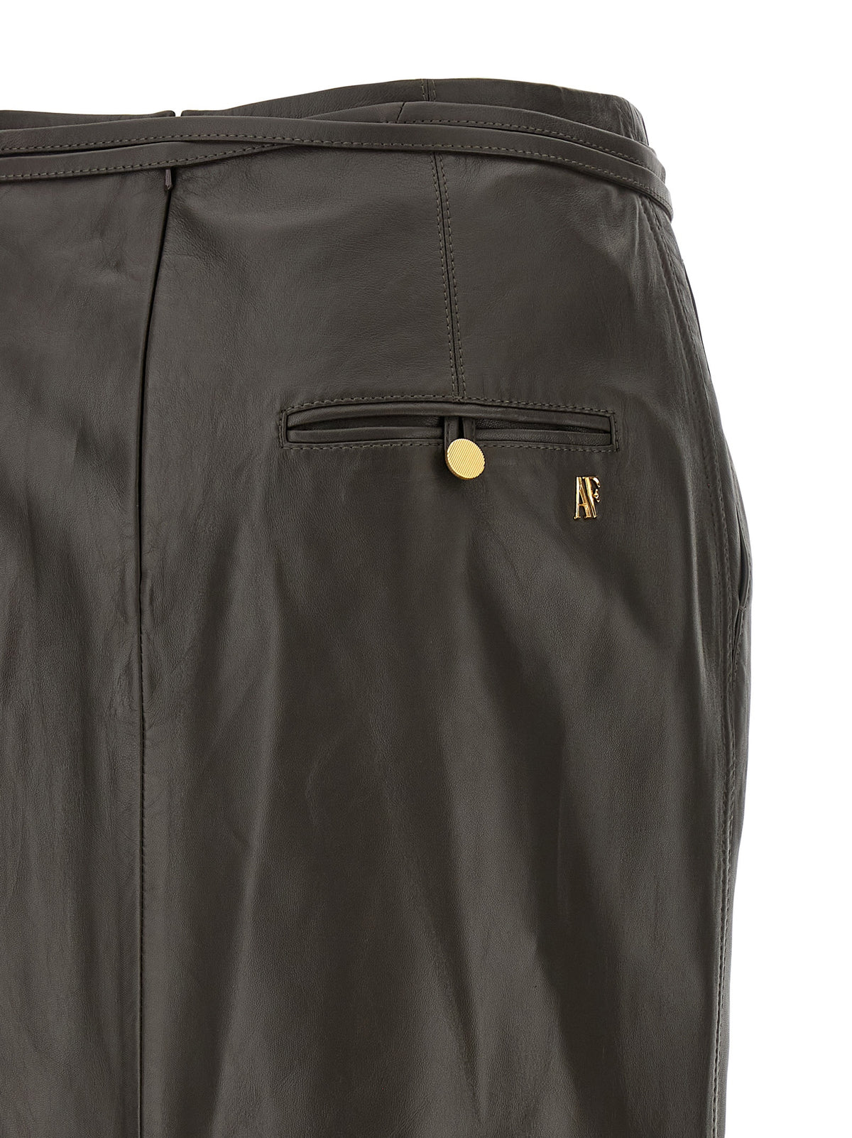 Alberta Ferretti Straight Midi Skirt