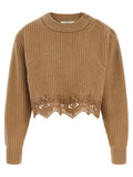 Chloé Beige Wool Cardigan