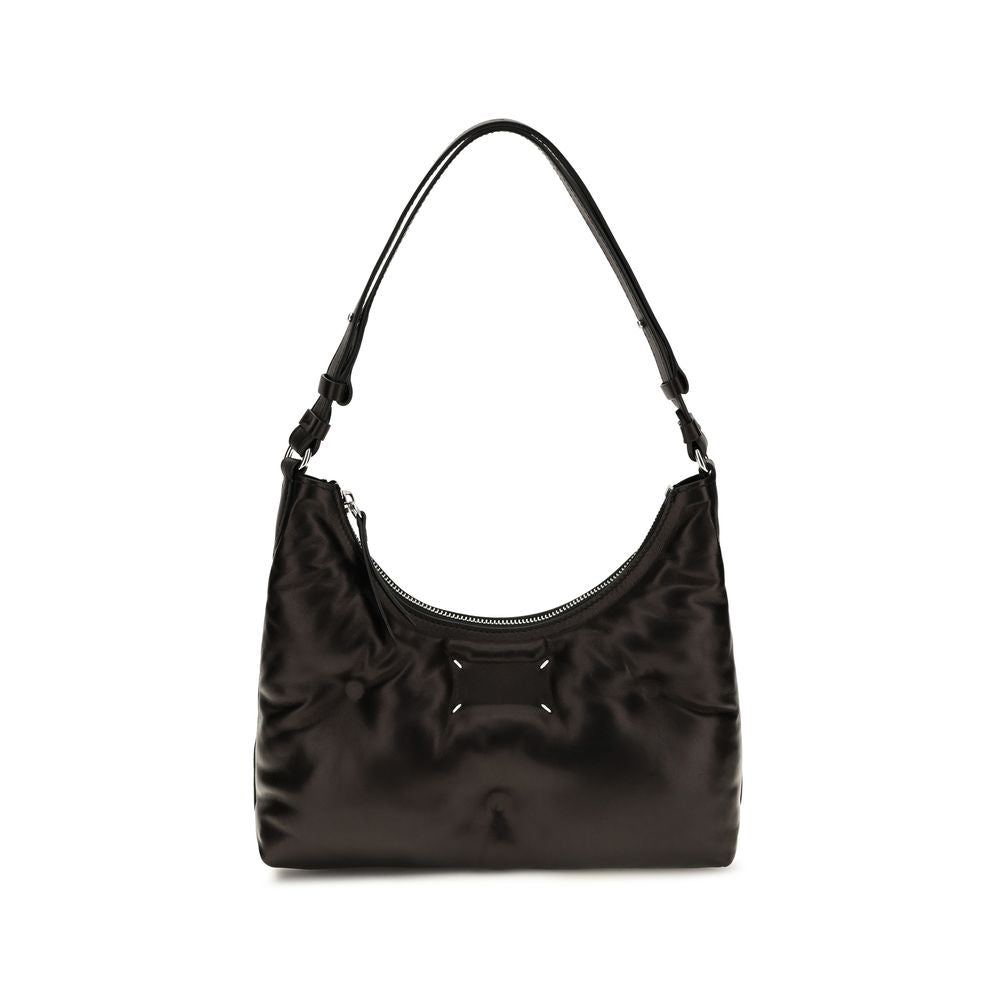 Maison Margiela Glam Slam Black Small Hobo Shoulder Bag