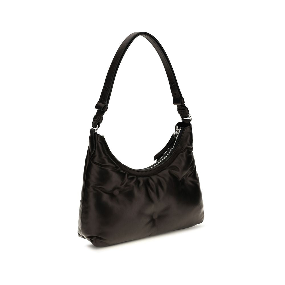 Maison Margiela Glam Slam Black Small Hobo Shoulder Bag