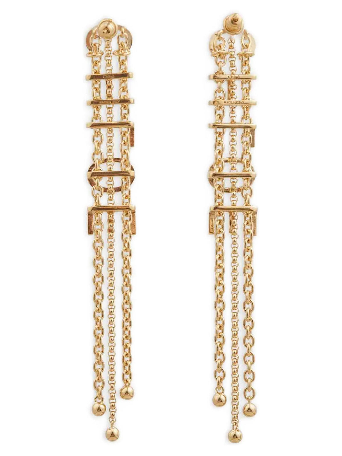Chloé Mini Belt Pendant Earrings